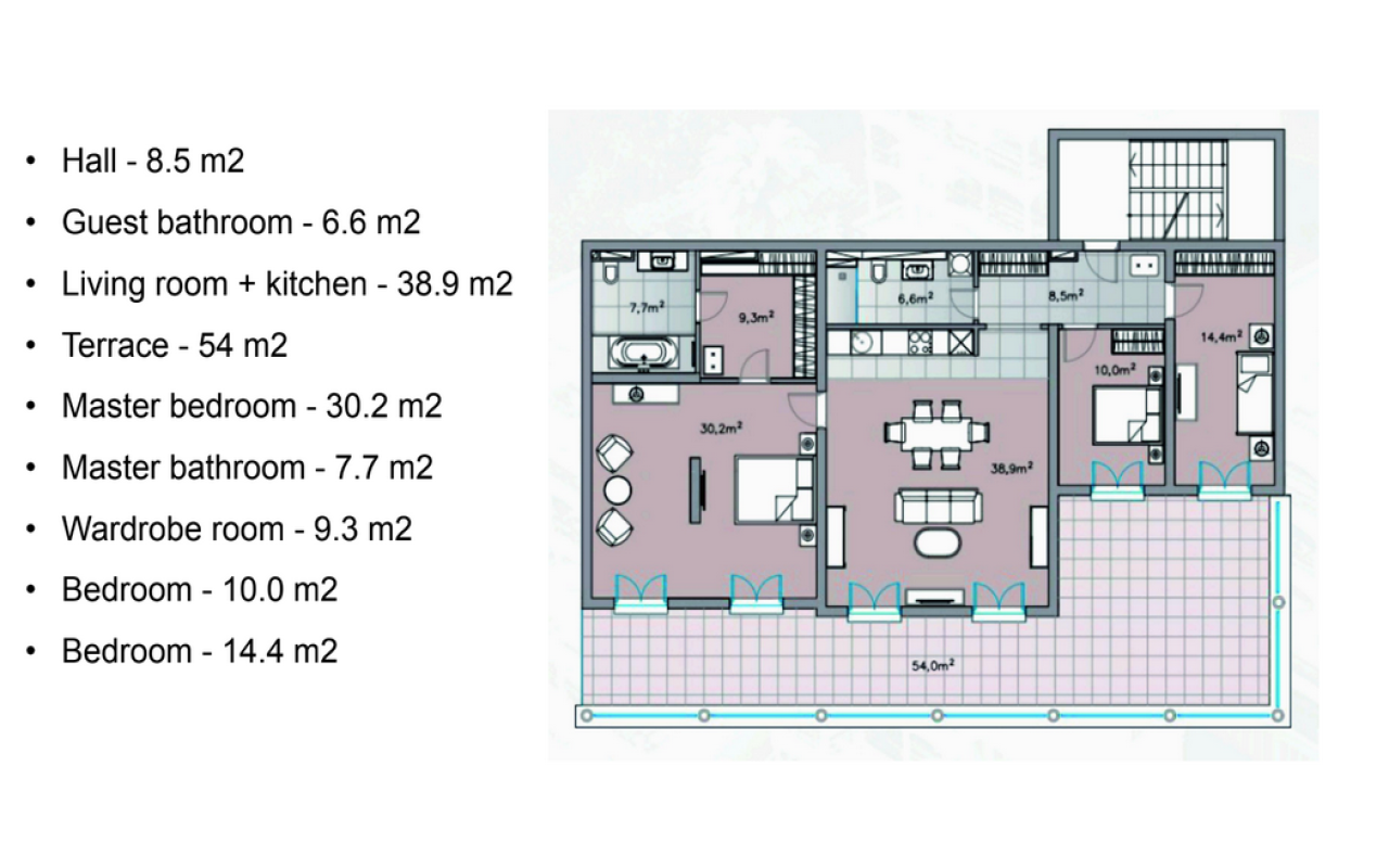 3-Zimmer-Villa im Baukomplex PORTOFINO VILLAGE