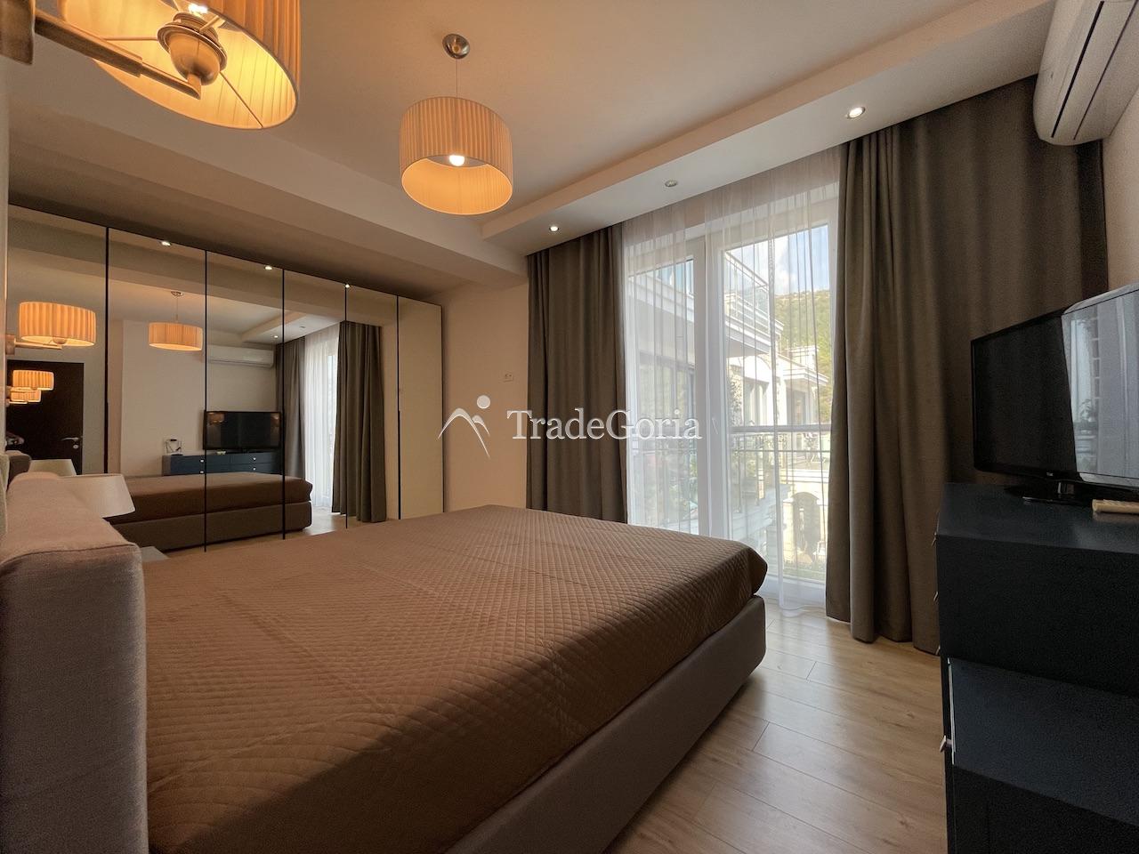 Duplex Apartment in Becici with Sea View
