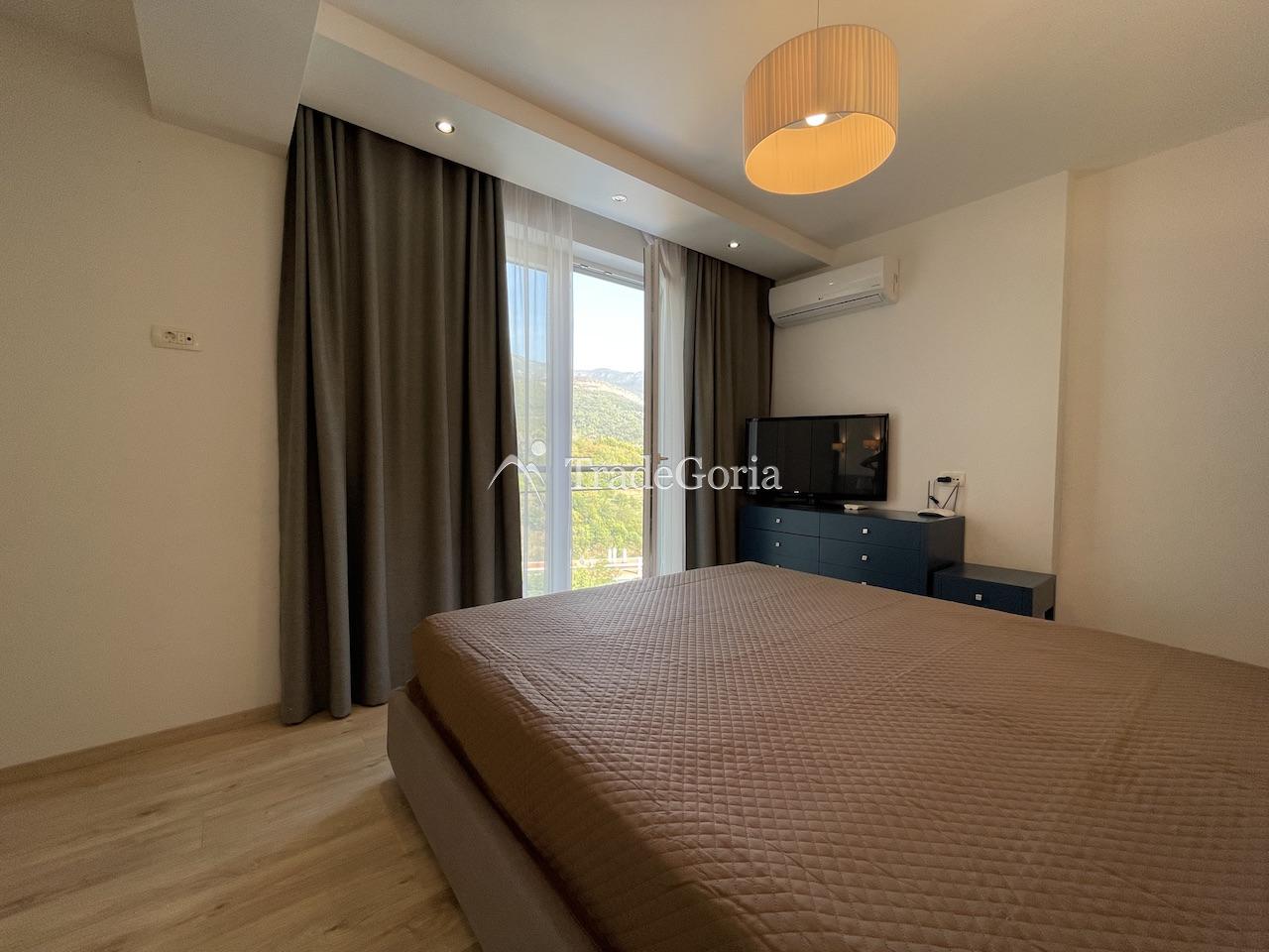 Duplex Apartment in Becici with Sea View