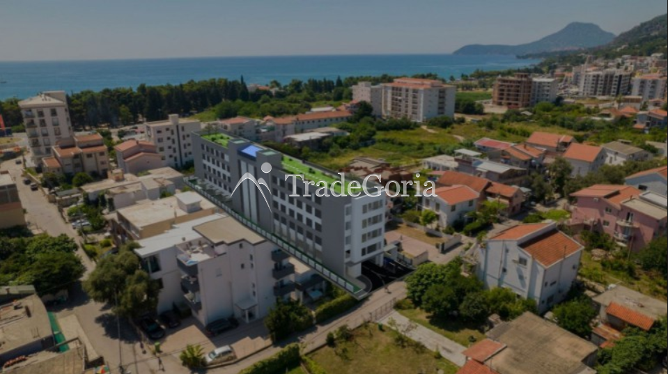 Квартира с двумя спальнями в новом доме в Баре, район Илино в 300 м от моря