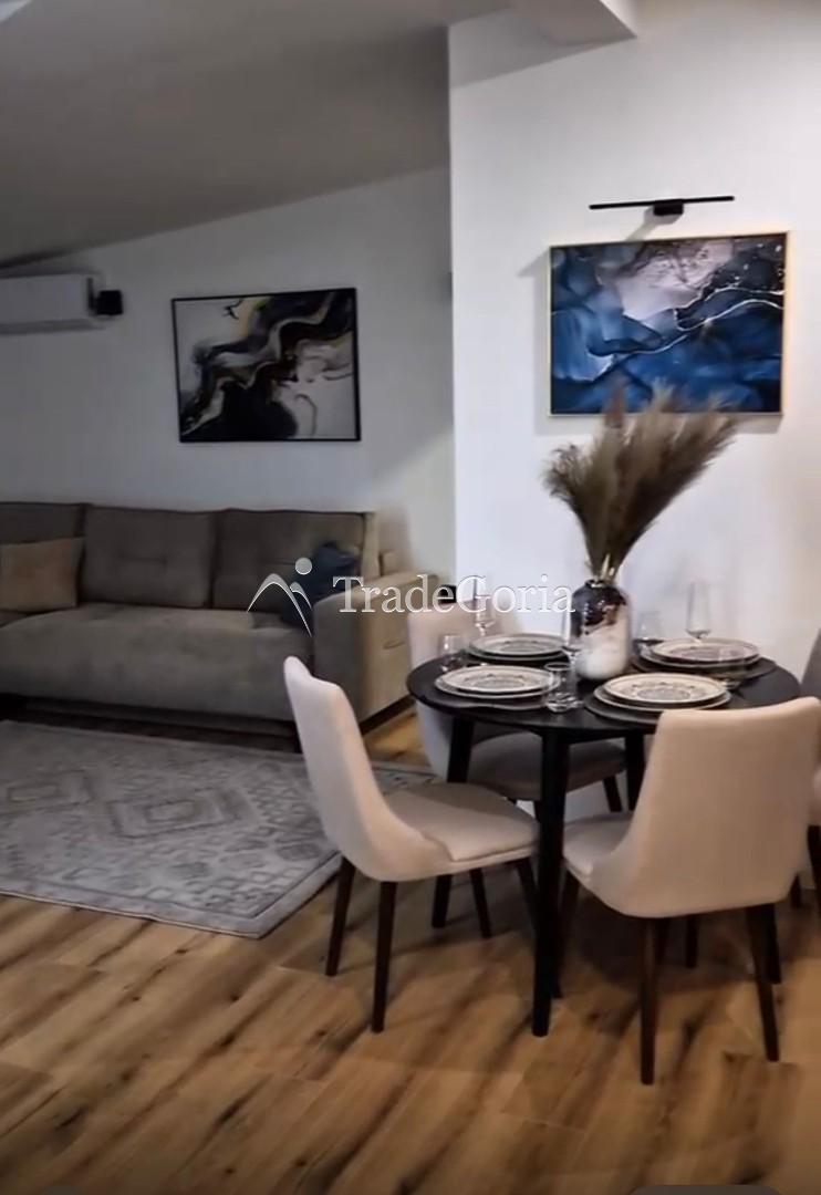 Apartments in a new building in Dobra Voda, below the main road