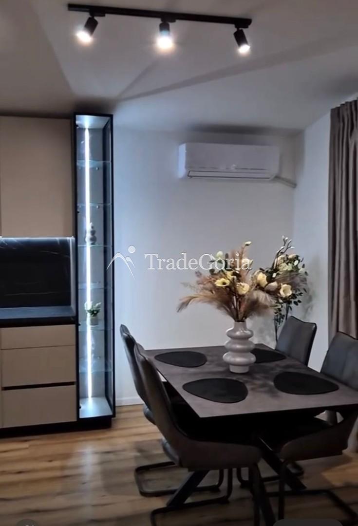 Apartments in a new building in Dobra Voda, below the main road