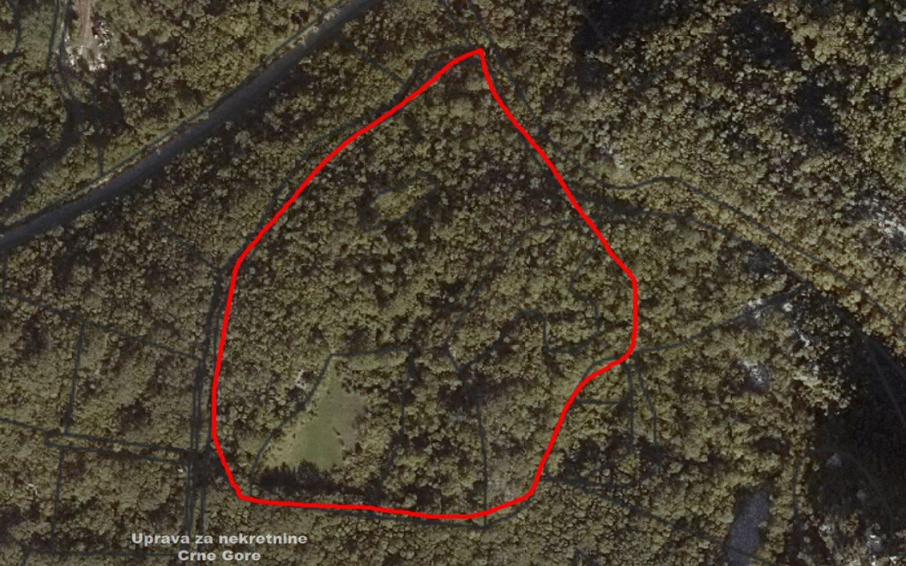 Land in Zupci, Bar – 20.752 m² Grundstück mit Ruine und Berg-/Meerblick