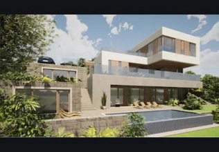 Land plot with sea view for sale, Krašići, 200 m from the sea