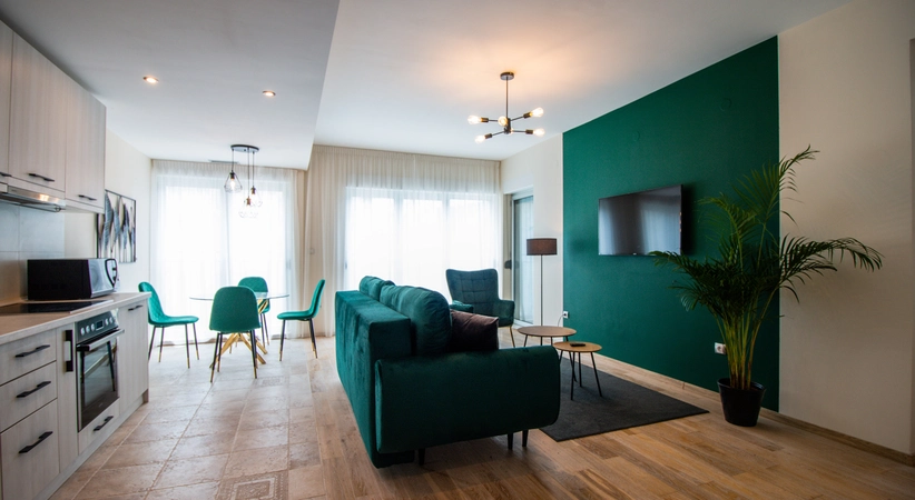 Luxus-Apartment 75m2 in einem neuen Komplex in Dobrota
