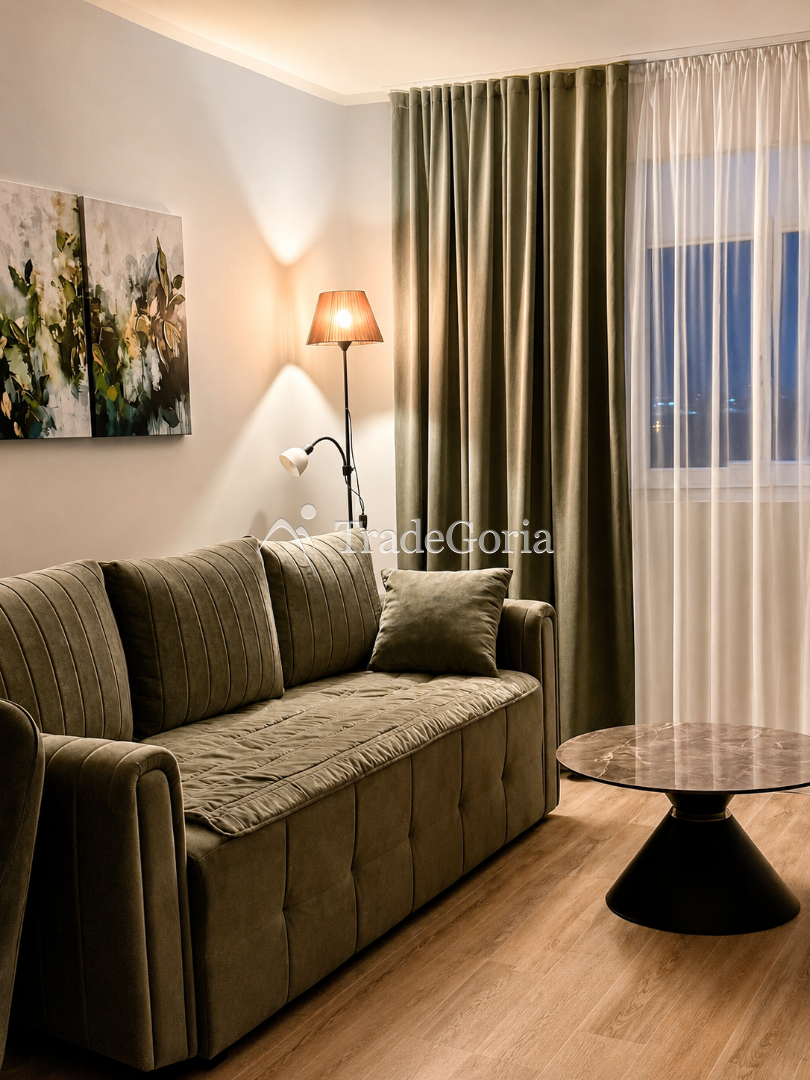 New One-Bedroom Apartment with Panoramic Sea View in Ilino, Bar