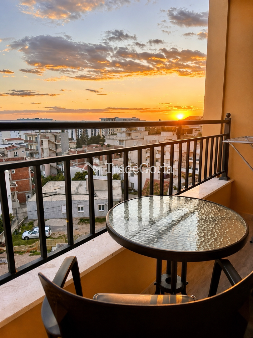 New One-Bedroom Apartment with Panoramic Sea View in Ilino, Bar