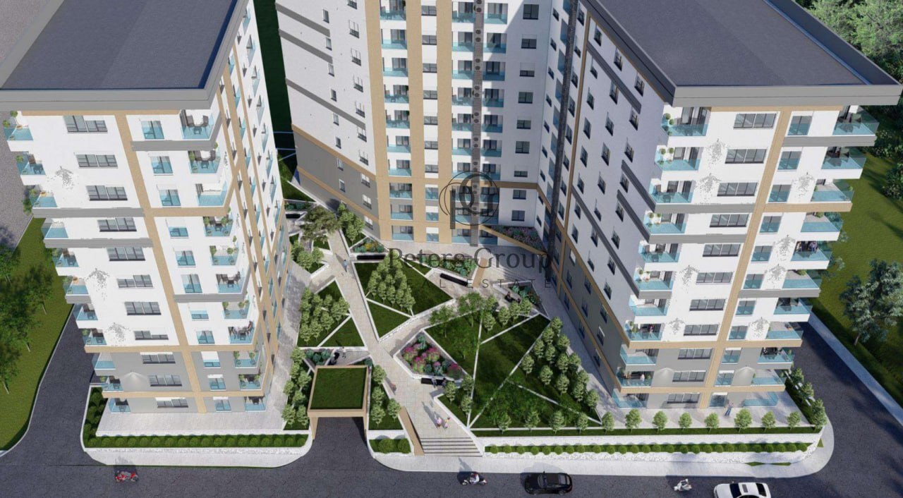 One-bedroom apartments in building H in a new complex near the beaches and the center of Bar are fo