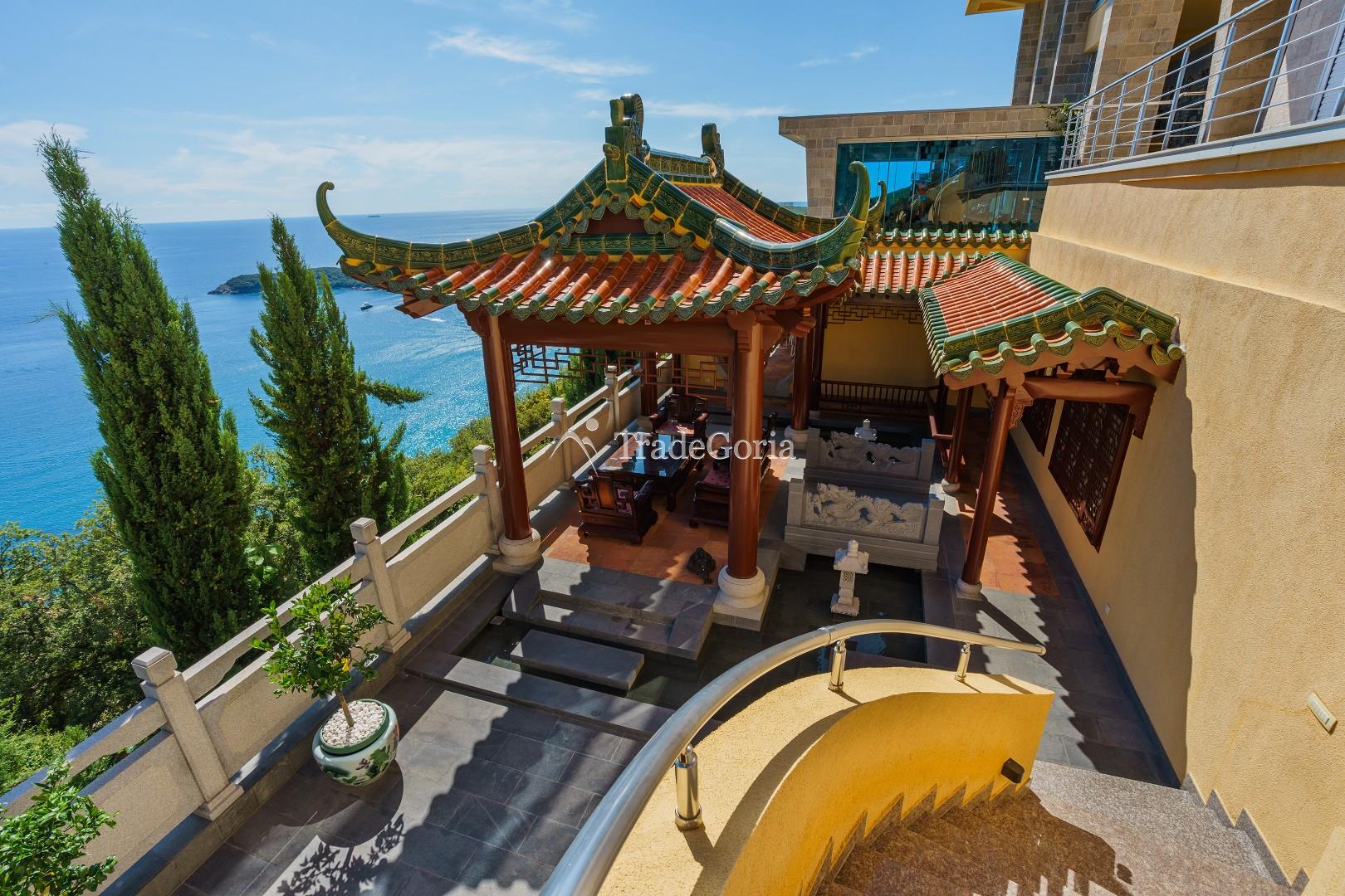 Unique villa with panoramic sea view in Montenegro