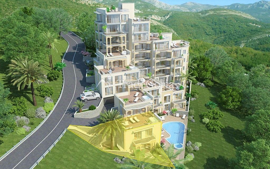 Продажа пентхауса в элитном комплексе в Бечичи, Будва - 375.000 евро.