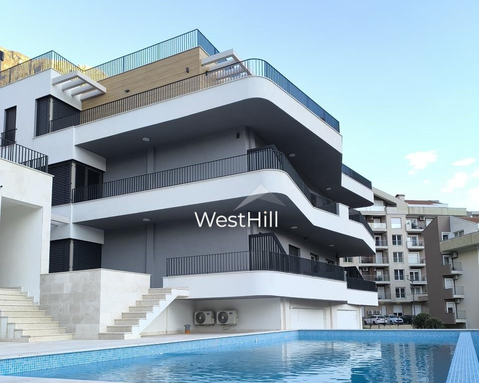 Premium-Apartment in neuer Wohnanlage in Dobrota, Kotor – Objekt 8338