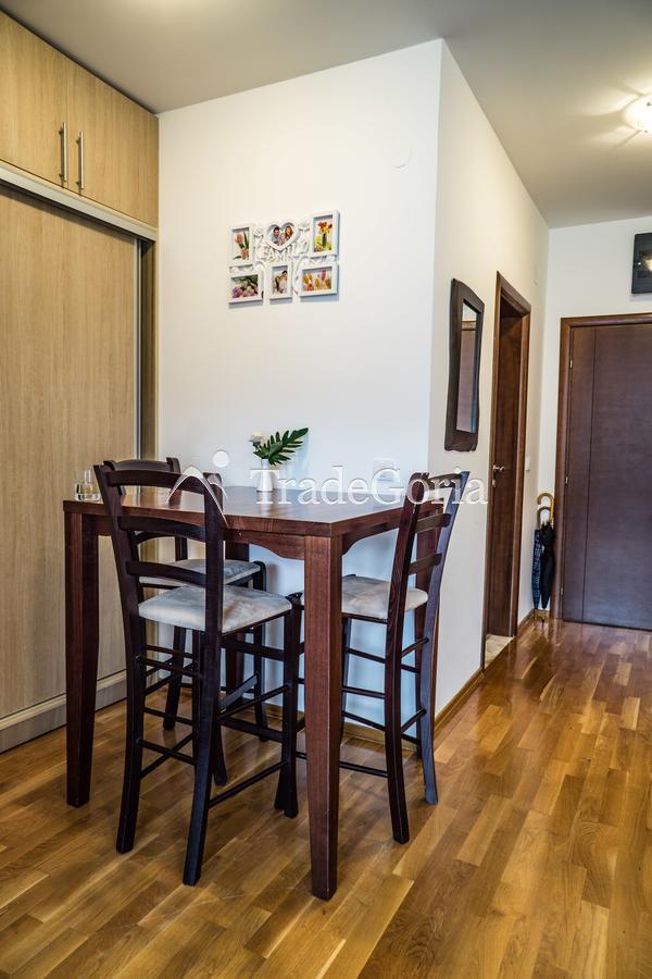 For rent in season spacious studio in Budva.