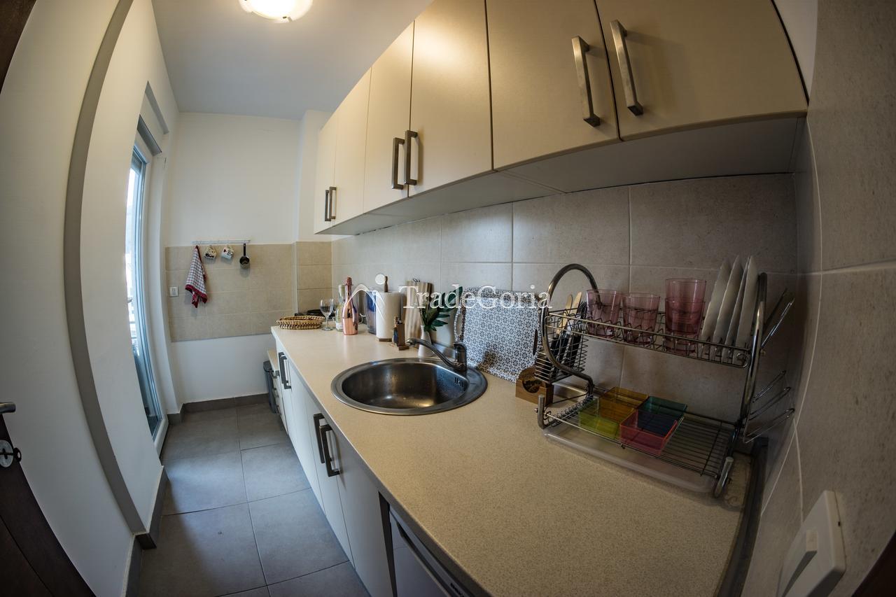 For rent in season spacious studio in Budva.