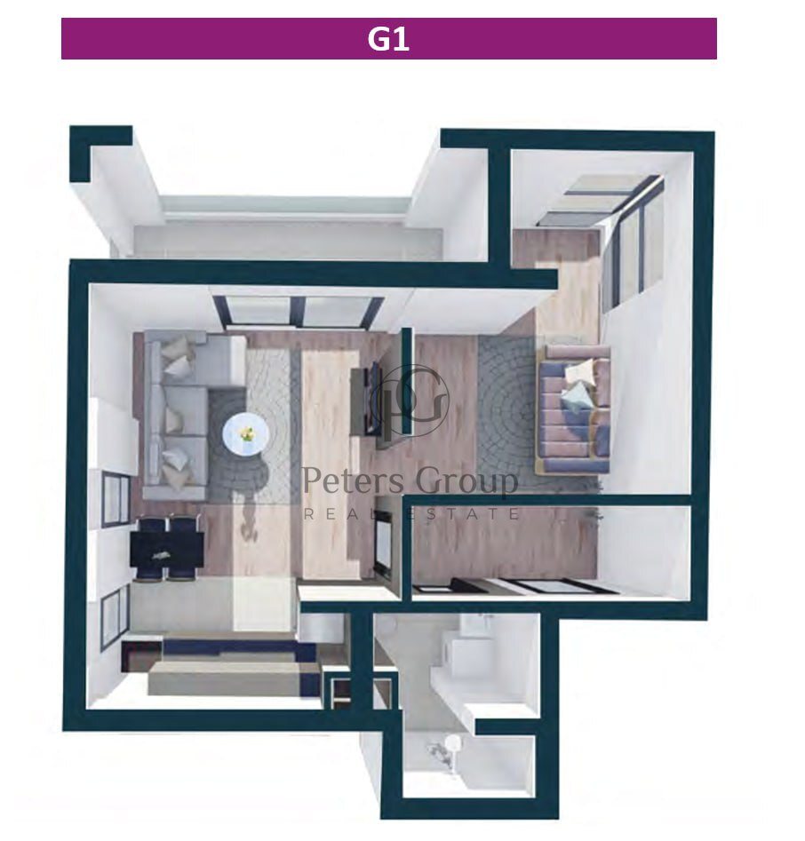 Großzügige Studio-Apartments in Neubau am Meer in Bar