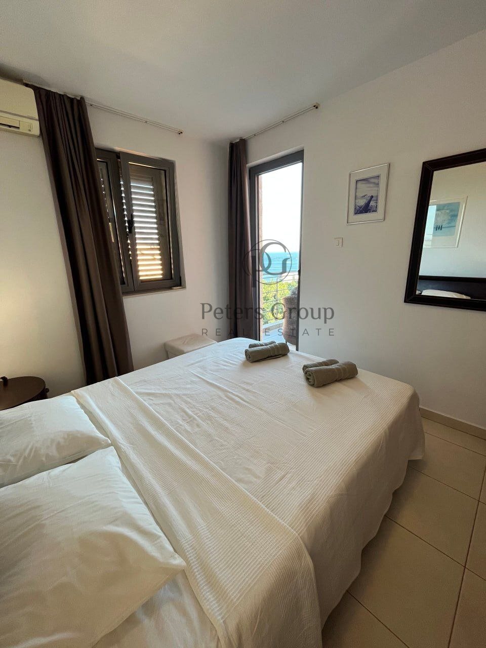 Geräumige Zweizimmerwohnung mit Meerblick in Bečići