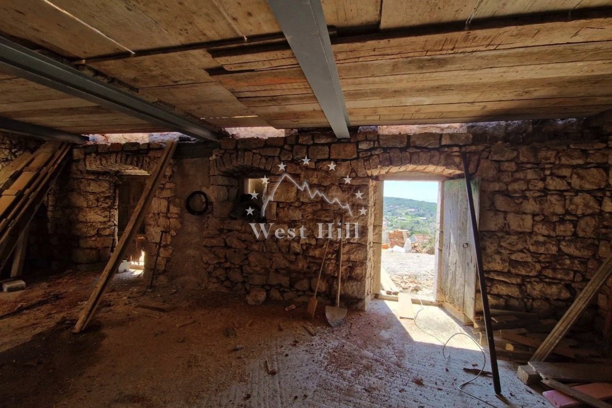 Stone house in Zagora, Budva-Kotor with sea view