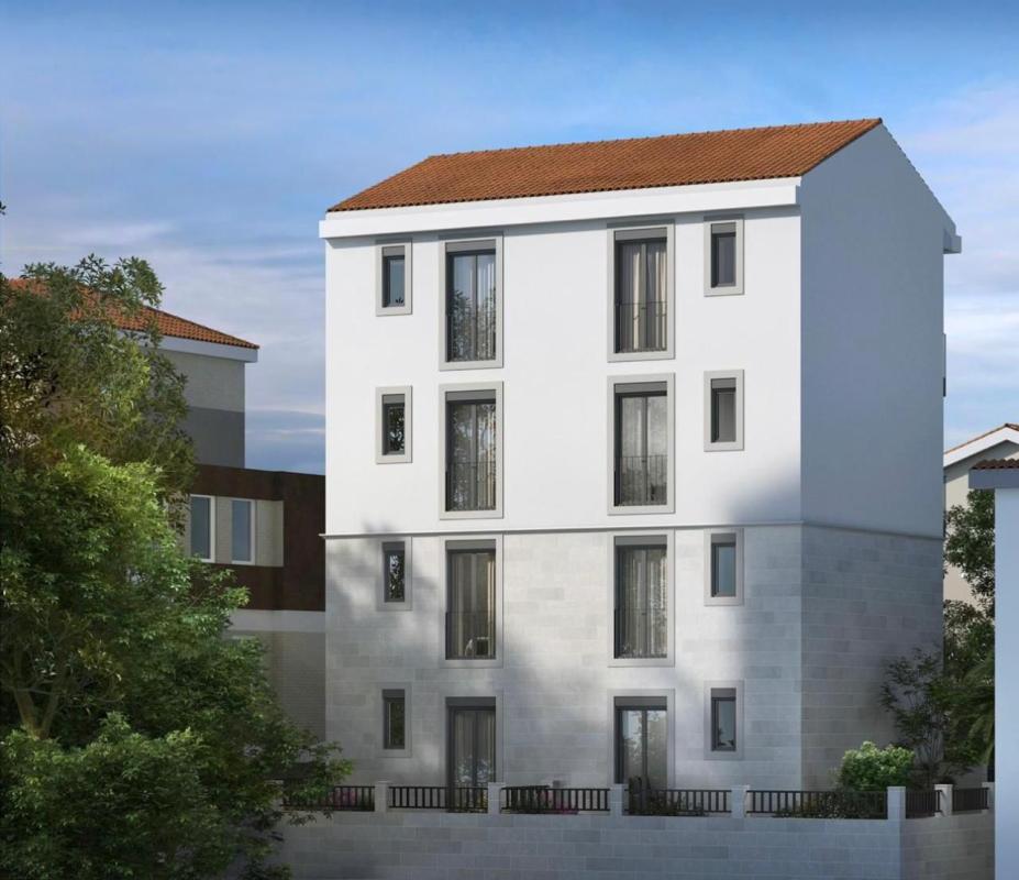 Studio apartment 32 m2 for sale 30 meters from the sea Meljine
