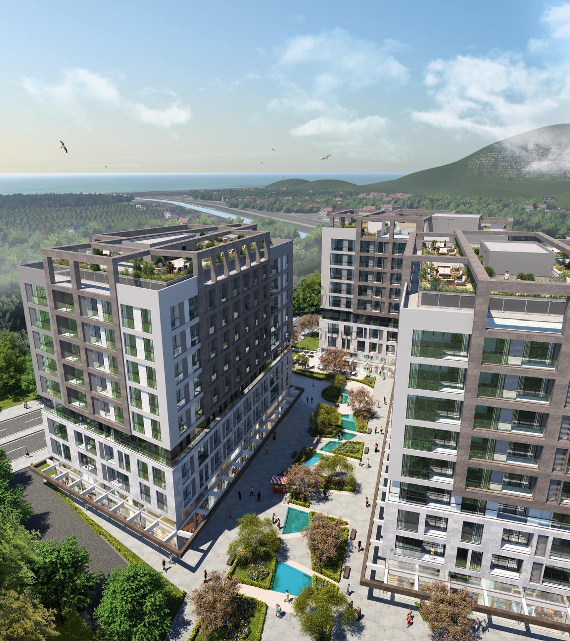 Studio apartman na prodaju u novom modernom stambenom kompleksu u Baru