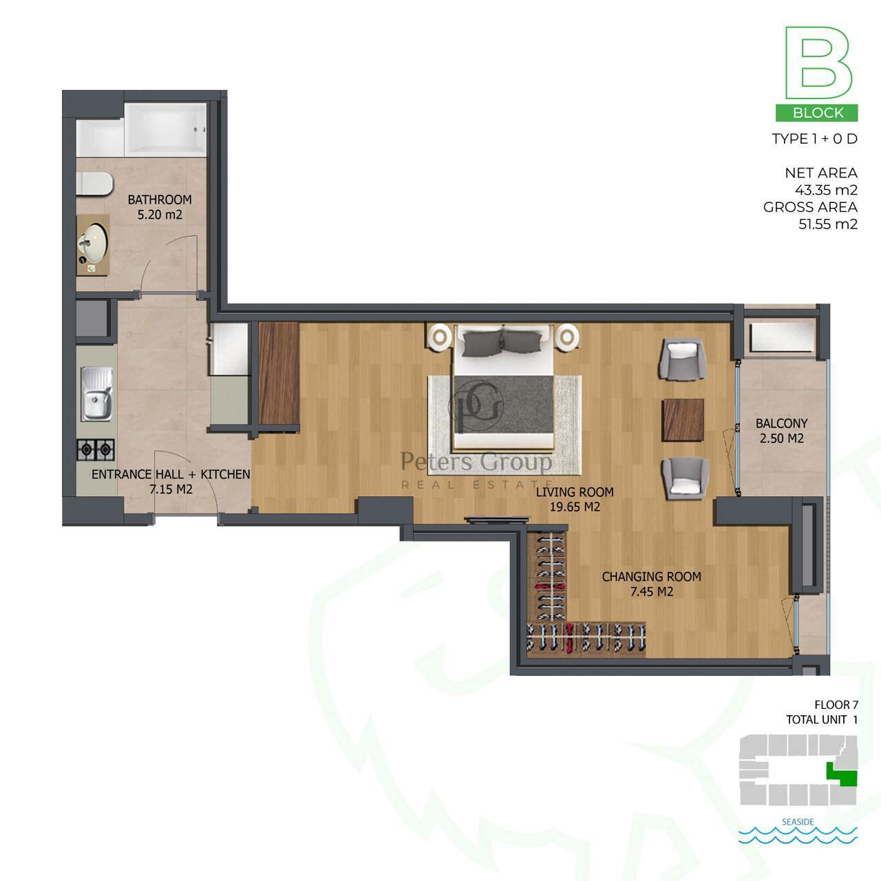 Studio apartman na prodaju u novom modernom stambenom kompleksu u Baru