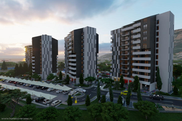 Jednosoban stan 57m2 na prodaju u zgradi u izgradnji u Baru, Beliši.
