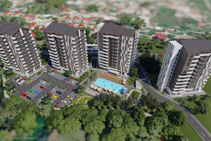 Jednosoban stan 57m2 na prodaju u zgradi u izgradnji u Baru, Beliši.