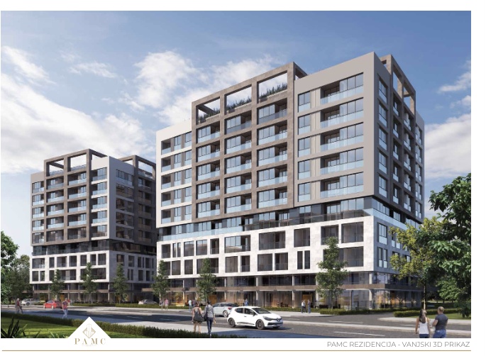 Studio of 43 m2 for sale in a luxury complex under construction in Bar