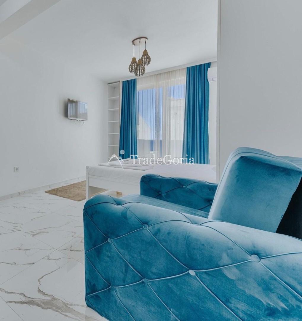Studio in complex with pool, sea view just 100 meters from the beach in Utjeha