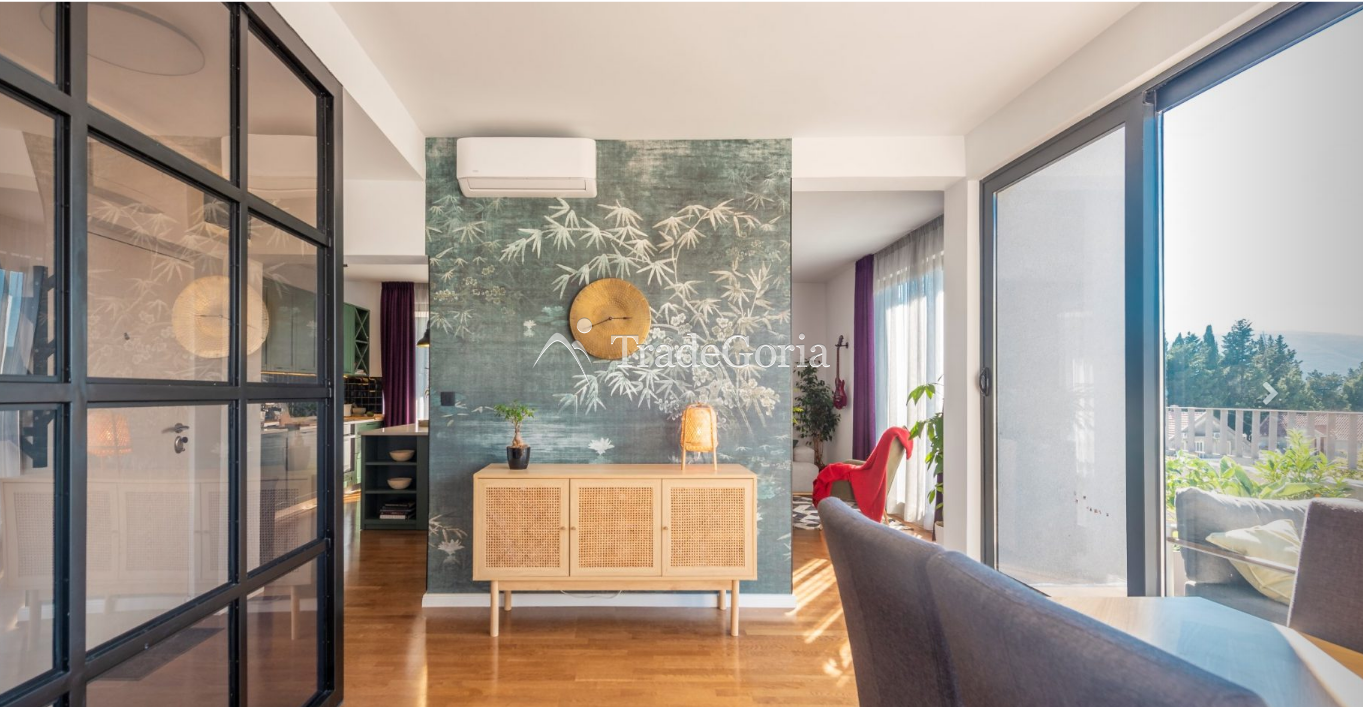 Tivat, Donja Lastva - Furnished 2-Bedroom Apartment with Partial Sea View