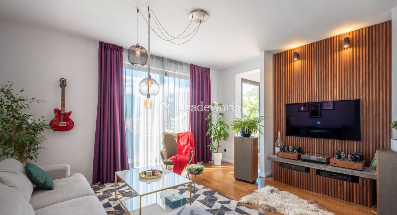 Tivat, Donja Lastva - Furnished 2-Bedroom Apartment with Partial Sea View