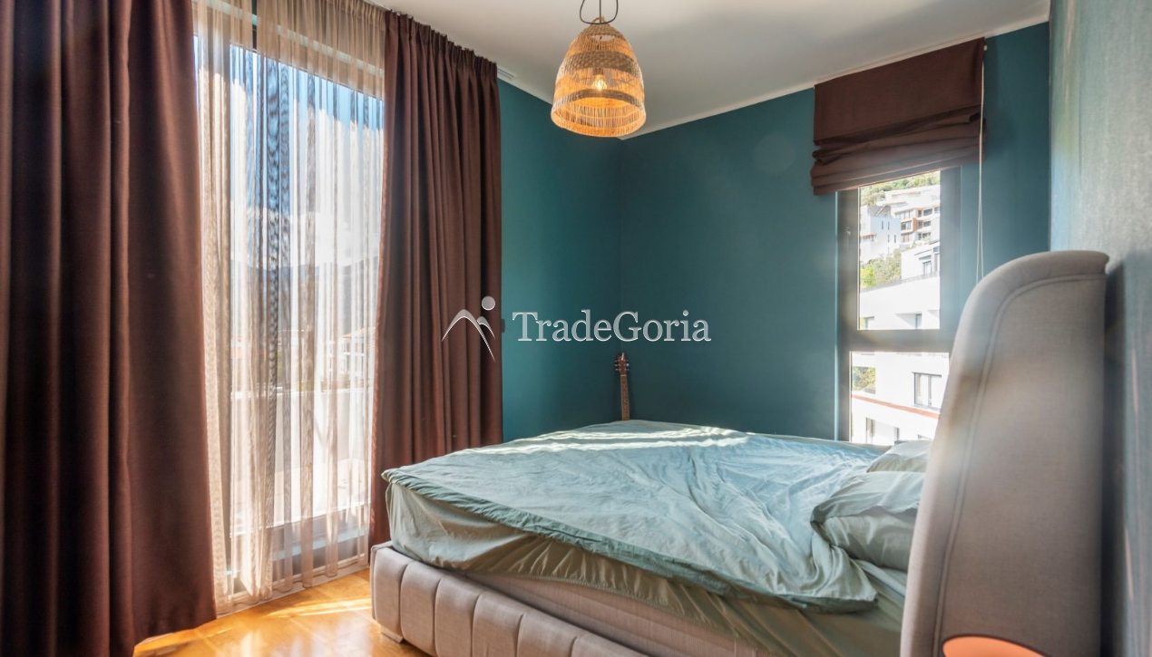 Tivat, Donja Lastva - Furnished 2-Bedroom Apartment with Partial Sea View
