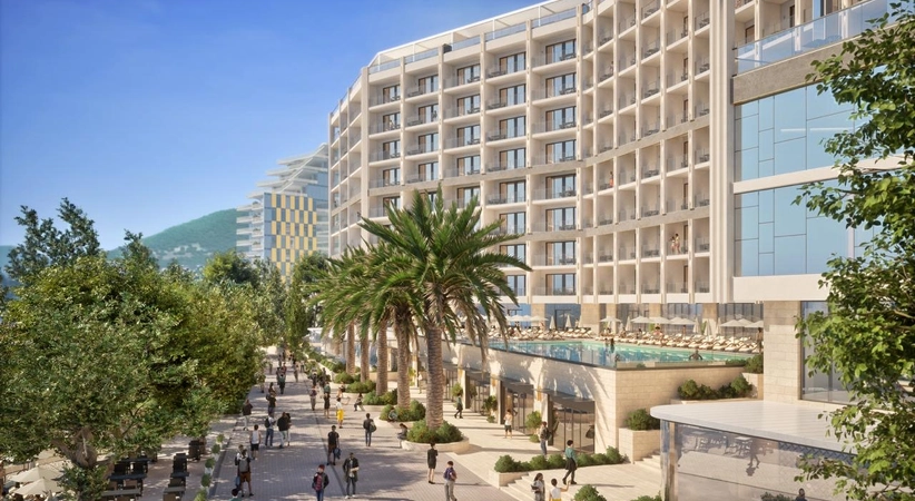Dvosoban apartman na prvoj liniji pored mora u Rafailovićima