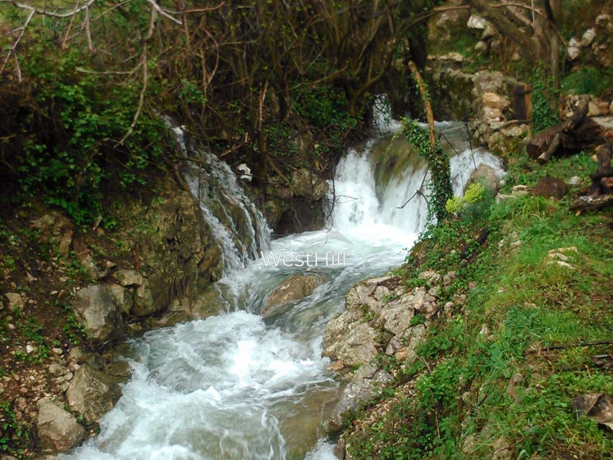 Unique plot with waterfall and house for renovation