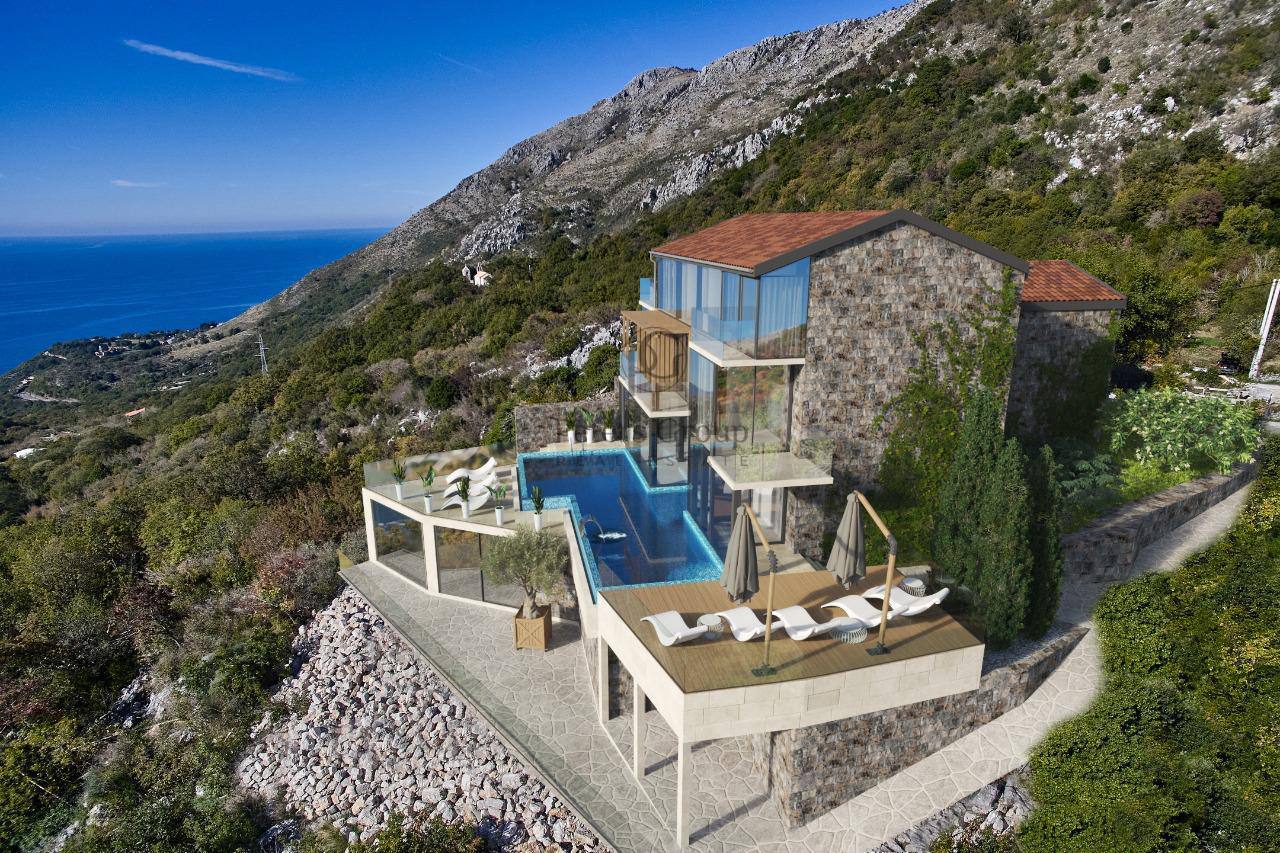 Jedinstvena Vila sa Panoramskim pogledom na more na prodaju u Petrovcu