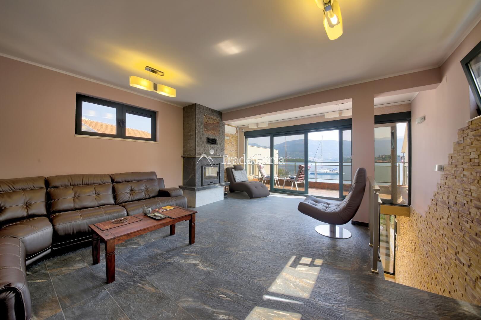 Villa with private waterfront beach and dock