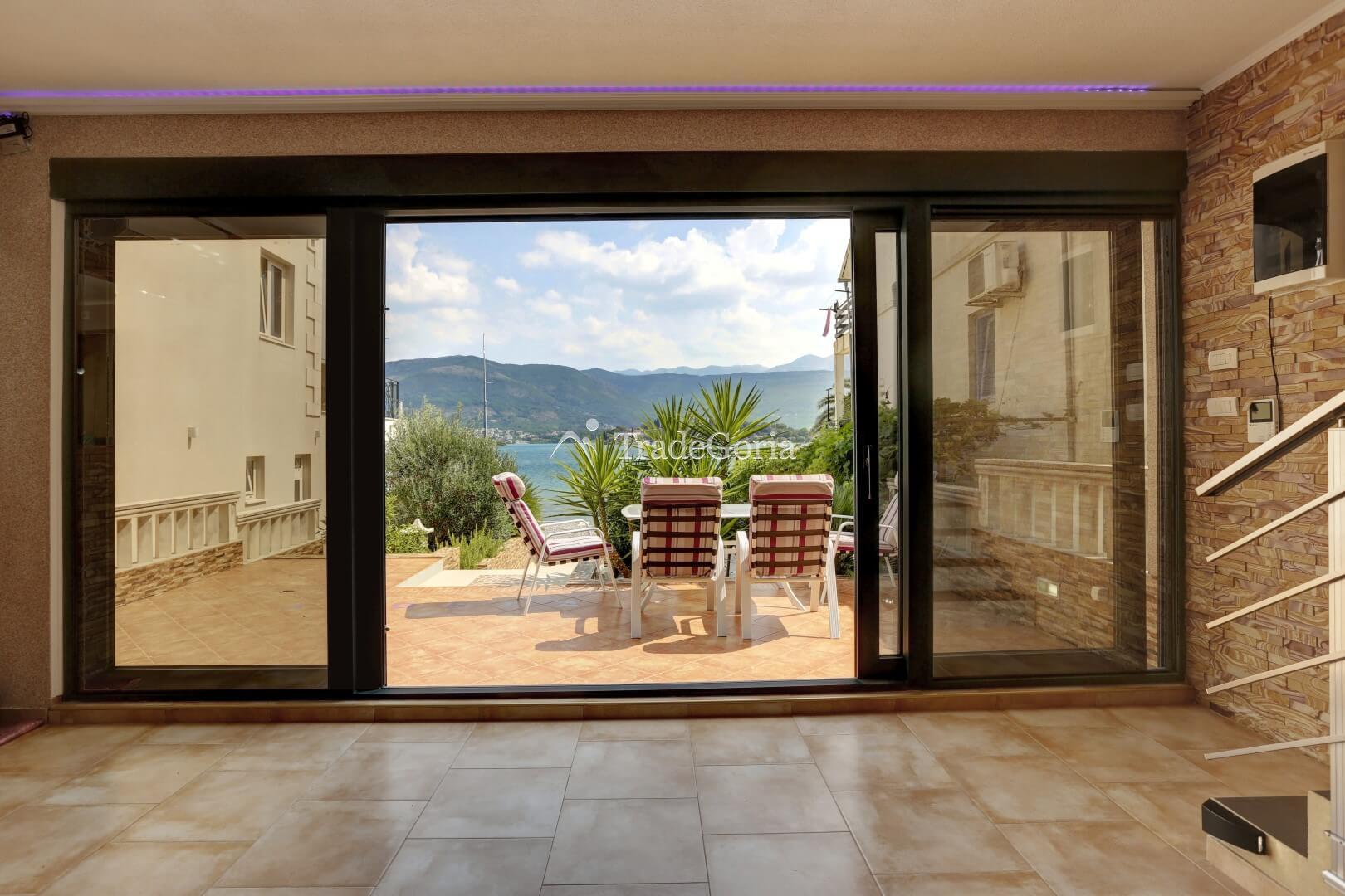 Villa with private waterfront beach and dock