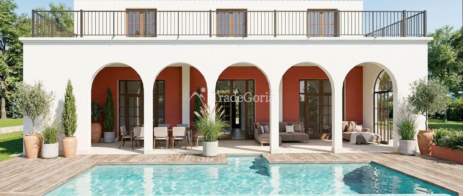 Villa with panoramic sea and Mamula Island views, Herceg-Novi